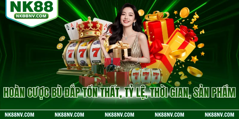 Hoàn cược bù đắp tổn thất, tỷ lệ, thời gian, sản phẩm