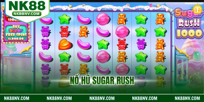 Nổ Hũ Sugar Rush – Vương Quốc Kẹo Ngọt Vô Cùng Hấp Dẫn